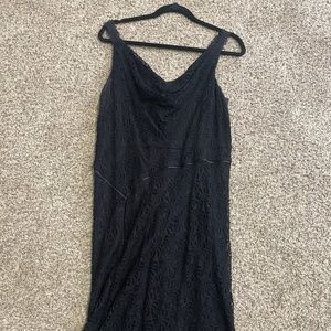 Black Lace Cocktail Dress